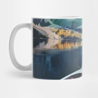 Lake Mountain Scenery Painting Mug